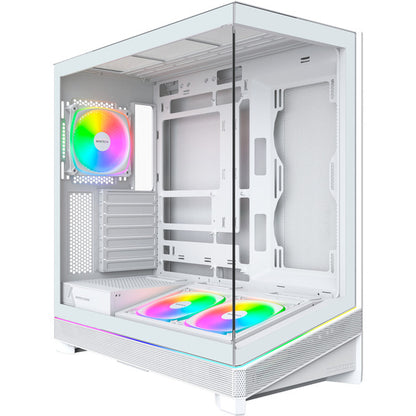 Montech SKY 3 (White, Panorama Glass Front)