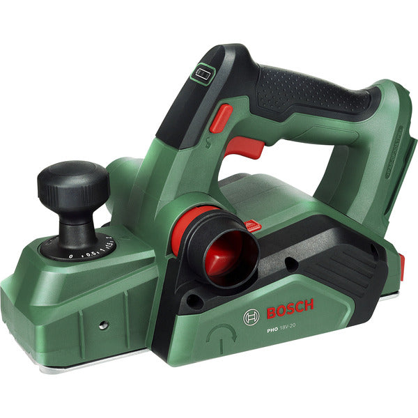 Bosch Powertools Akku-Hobel  PHO 18V-20 solo, 18Volt (grün/schwarz, ohne Akku und Ladegerät, POWER FOR ALL ALLIANCE)