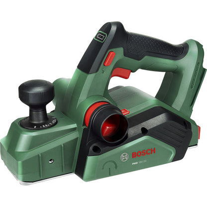 Bosch Powertools Akku-Hobel  PHO 18V-20 solo, 18Volt (grün/schwarz, ohne Akku und Ladegerät, POWER FOR ALL ALLIANCE)