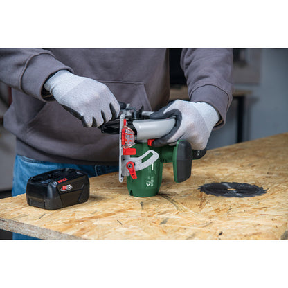 Bosch Powertools Akku-Handkreissäge EasyCirc 18V-48 solo, 18Volt (grün, ohne Akku und Ladegerät, Ø 150mm)