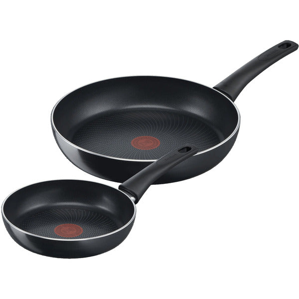 Tefal Pfannen-Set Generous Cook, 2-teilig (schwarz, Ø 28cm, Ø 20cm)