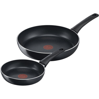 Tefal Pfannen-Set Generous Cook, 2-teilig (schwarz, Ø 28cm, Ø 20cm)