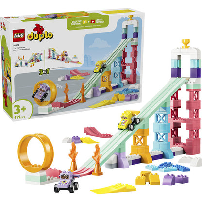 LEGO 10478 DUPLO Town Creative Launch Ramps with Small Racers 3-in-1 Set