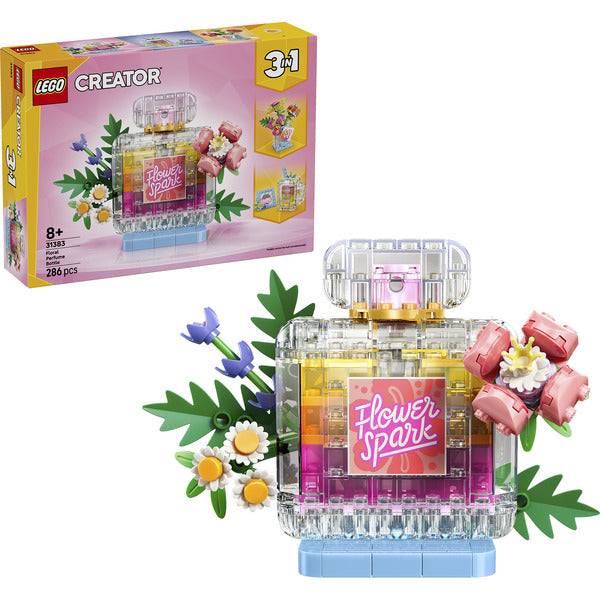 LEGO 31383 Creator 3-in-1 Perfume Bottle with Floral Decoration