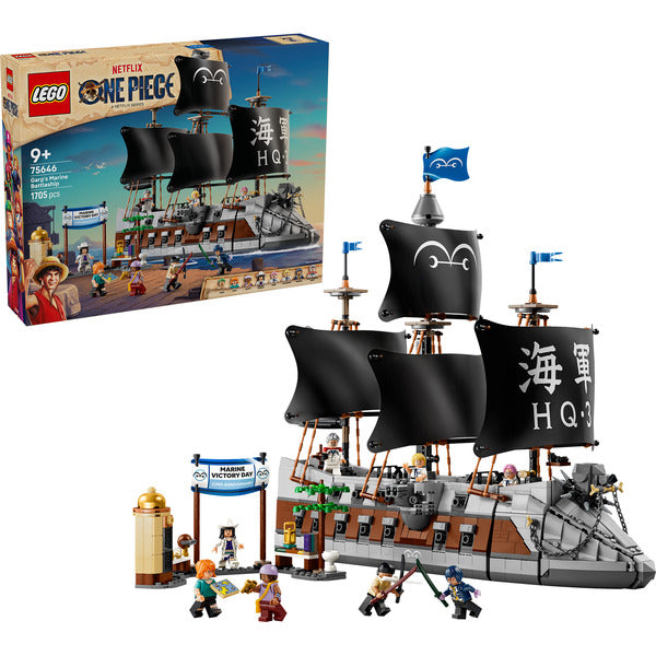 LEGO 75646 One Piece Garps Marineschlachtschiff
