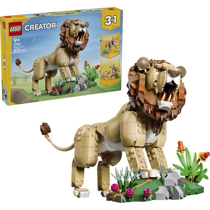 LEGO 31386 Creator 3-in-1 Wild Animals: Majestic Lion