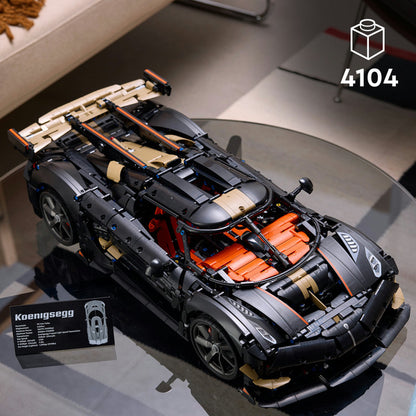 LEGO 42232 Technic Koenigsegg Sadair's Spear Hypercar