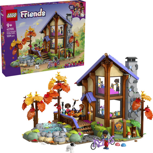LEGO 42705 Friends Cozy Cabin in the Autumn Forest