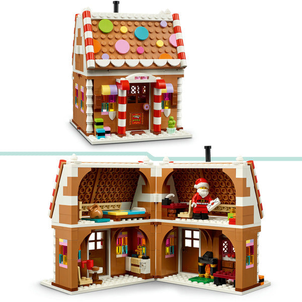 LEGO 40809 Weihnachtliches Lebkuchenhaus