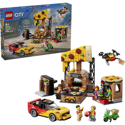 LEGO 60496 City Pizza Delivery Experience with Vehicles
