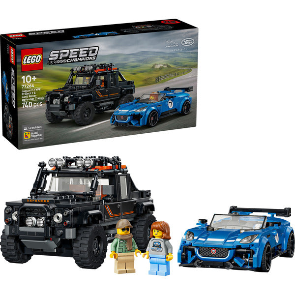 LEGO 77264 Speed Champions Jaguar Project 7 & Land Rover Defender