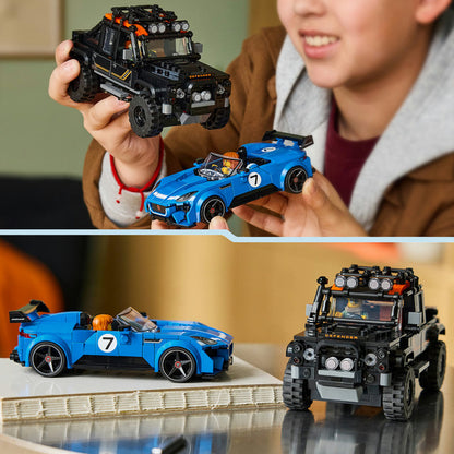 LEGO 77264 Speed Champions Jaguar Project 7 & Land Rover Defender
