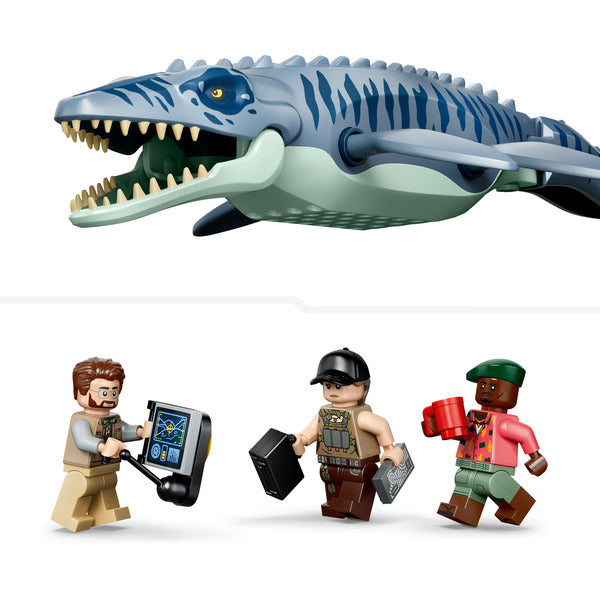 LEGO 77983 Jurassic World Mosasaurier-Angriff auf das Boot