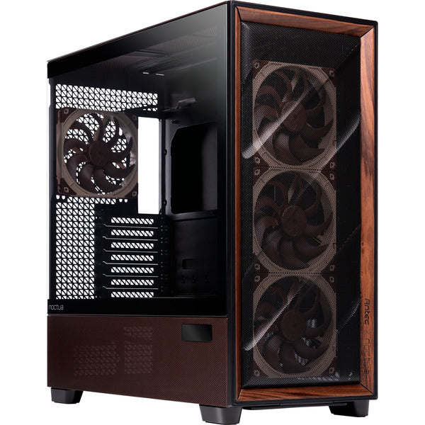 Noctua Flux Pro Noctua Edition (schwarz/holz, inkl. NA-FH1 Lüfter-Hub)