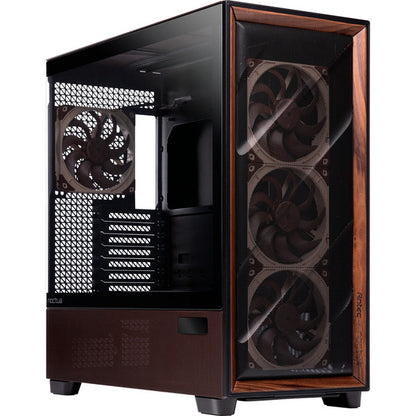 Noctua Flux Pro Noctua Edition (schwarz/holz, inkl. NA-FH1 Lüfter-Hub)