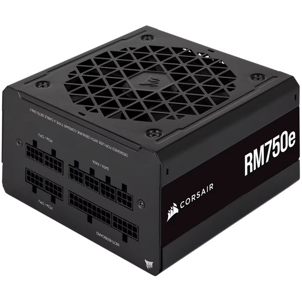Corsair RM750e 750 Watt 80 Plus Gold Generalüberholt (schwarz, 1x 12 Pin High Power GPU, 1x PCIe, Kabel-Management, 750 Watt)