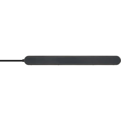 Brennenstuhl Steckdosenleiste 6-fach mit 1x USB-C, 1x USB-A (schwarz/anthrazit, 2 Meter, 13.500A Überspannungsschutz)