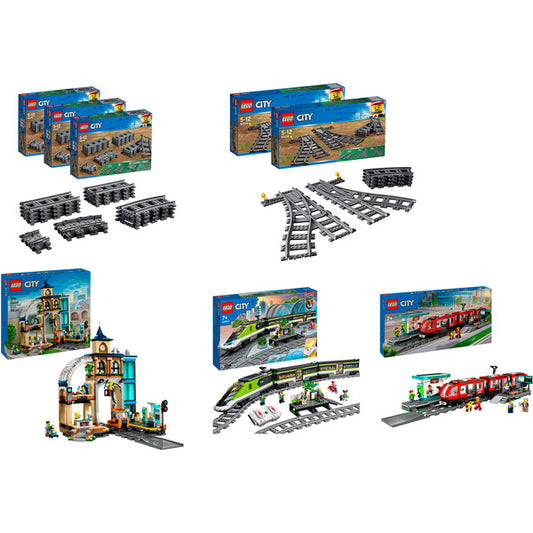LEGO City Bahnhof-Komplett-Set Bundle
