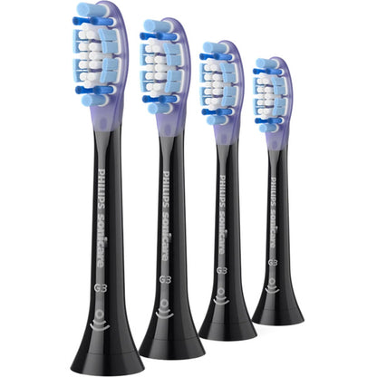 Ηλεκτρική οδοντόβουρτσα Philips Sonicare G3 Premium Φροντίδα Ούλων HX9054/88, σετ τεσσάρων τεμαχίων (μαύρο/μωβ)