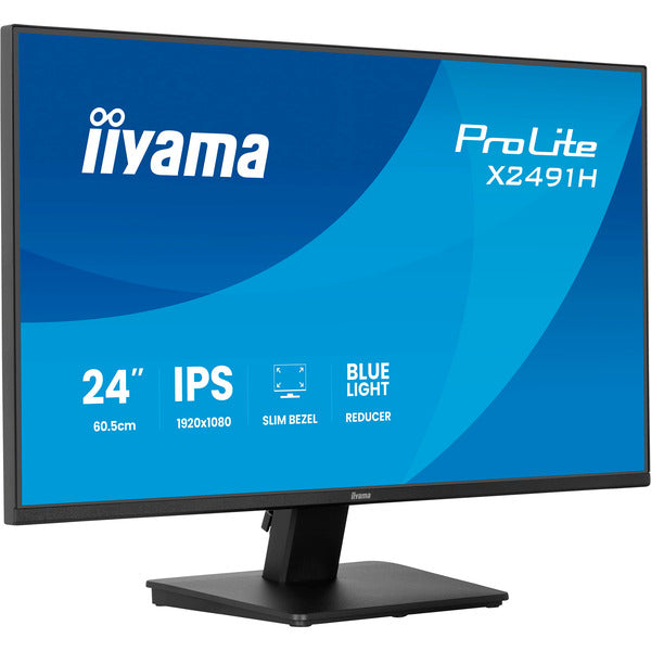 Iiyama ProLite X2491H-B1 (60.5 cm (23.8 Zoll), schwarz (matt), FullHD, IPS, HDMI, DP, 120Hz Panel)