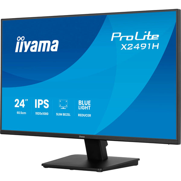 Iiyama ProLite X2491H-B1 (60.5 cm (23.8 Zoll), schwarz (matt), FullHD, IPS, HDMI, DP, 120Hz Panel)