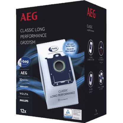 AEG GR201SM Classic Staubsaugerbeutel (12er-Pack)