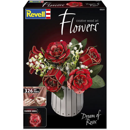 Revell Dream of Roses Holzblumen (holz)