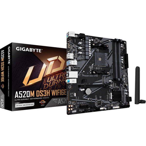 GigaByte GIGABYTE A520M DS3H WF6E Motherboard