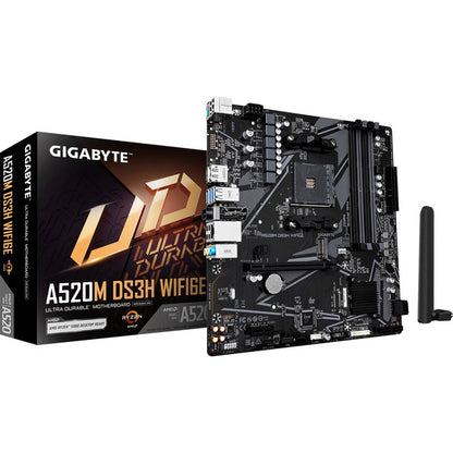GigaByte GIGABYTE A520M DS3H WF6E Motherboard
