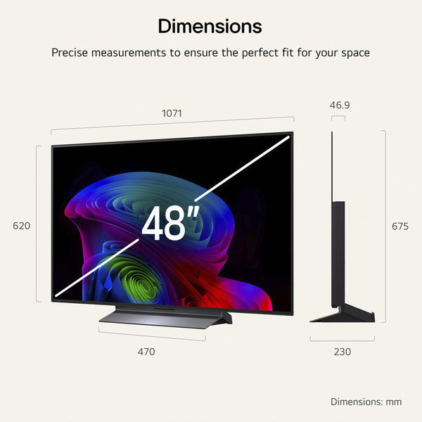 LG Electronics OLED48C6ELB.AEUD (120.7 cm (48 Zoll), schwarz, UltraHD/4K, Triple Tuner, 120Hz Panel)