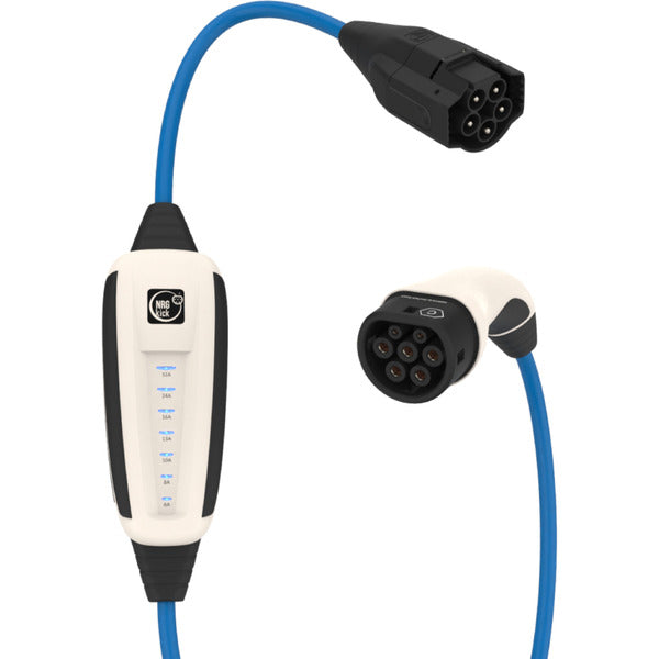 NRGkick Mobile Wallbox 32A 7,5m Pure für PV Laden (weiß, 22 kW, 7,5 Meter Kabel, WLAN + Bluetooth)