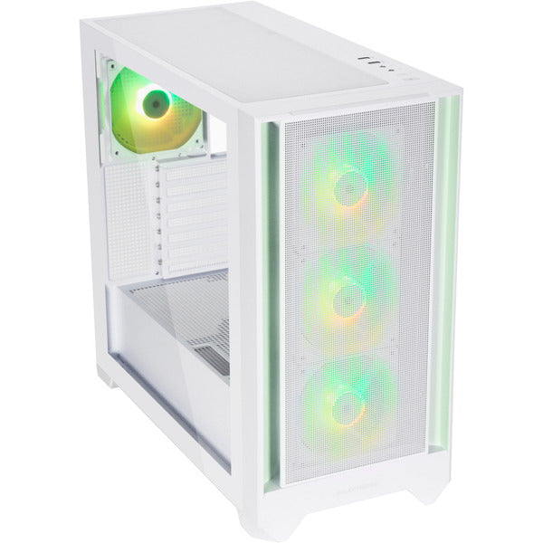 Silentware Flow 110 ARGB (White, Tempered Glass)