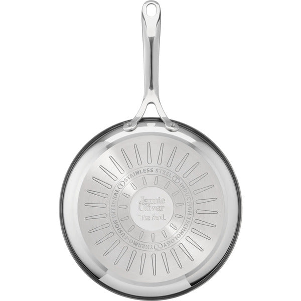 Tefal Bratpfanne by Jamie Oliver Cook Smart (edelstahl/schwarz, Ø 24cm)
