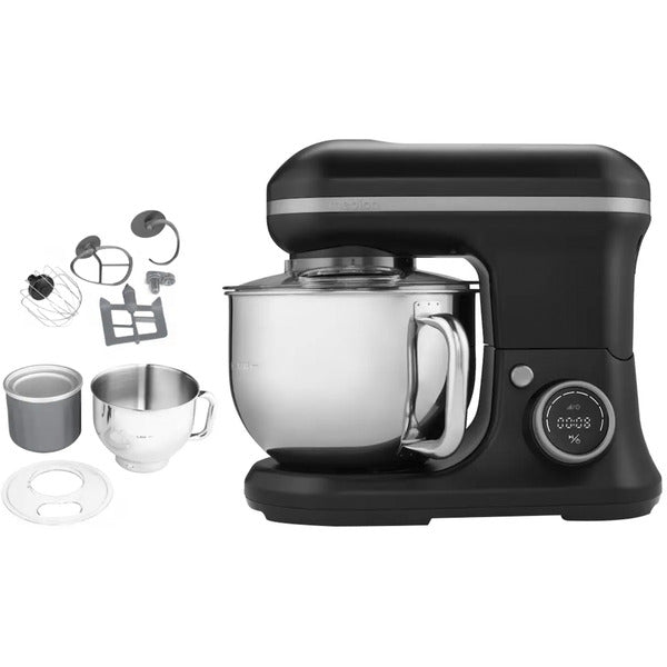 Medion LIFE Digital Kitchen Machine MD18420 (Anthracite, 1200 Watts, 5 Liter Bowl, Includes Ice Cream Bowl)