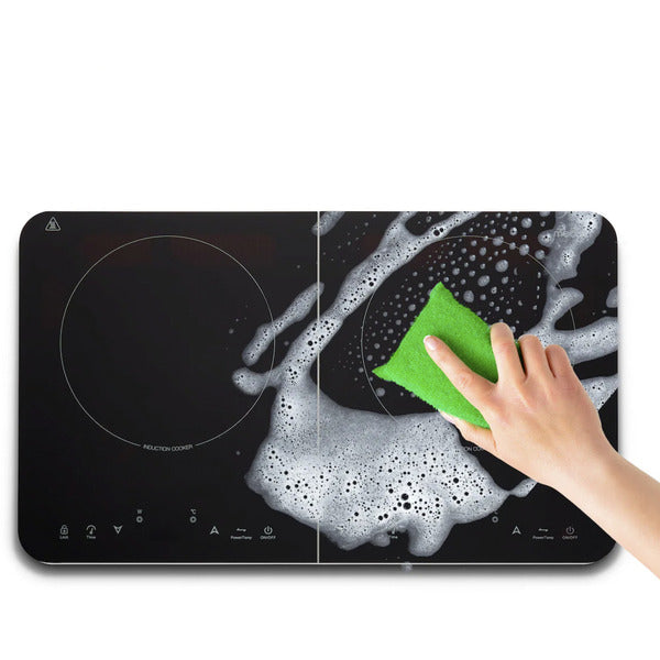 Medion LIFE Doppel-Induktionskochplatte MD18493 (schwarz, 3.500 Watt, 2x Ø 20cm)