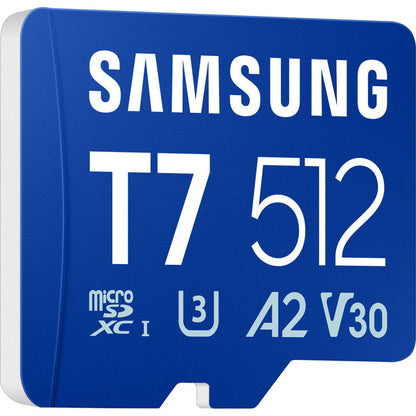 Samsung T7 microSDXC 512 GB (blau)