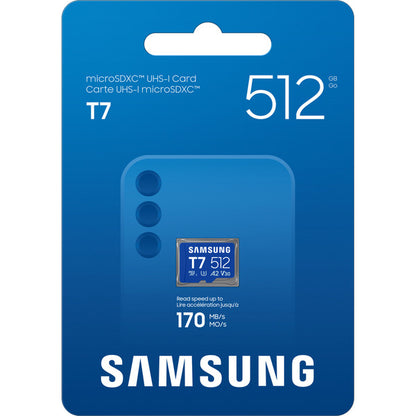 Samsung T7 microSDXC 512 GB (blau)