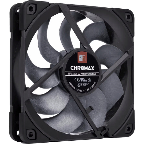 Noctua NF-A12x25 G2 PWM chromax.black (Black, PWM Connector, 120 mm)