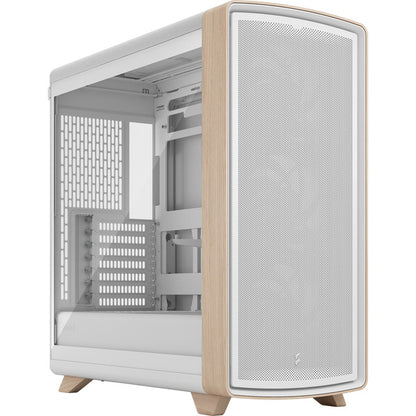 Fractal Design Summit Chalk White TG Clear Tint (weiß/holz)