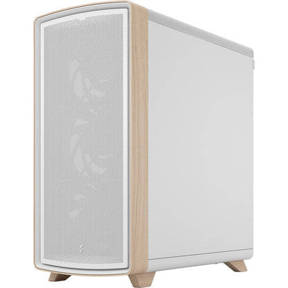 Fractal Design Summit Chalk White TG Clear Tint (weiß/holz)