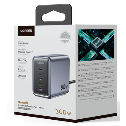 Ugreen UGREEN Nexode CD333 GaN 5-in-1 Desktop Charger 300W