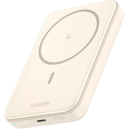 Ugreen Magnetische Kabellose Powerbank 10000mAh mit USB-C Kabel (weiß)