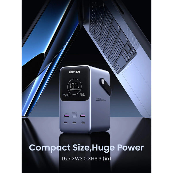 Ugreen 48000mAh 300W Tragbare Powerbank (grau)