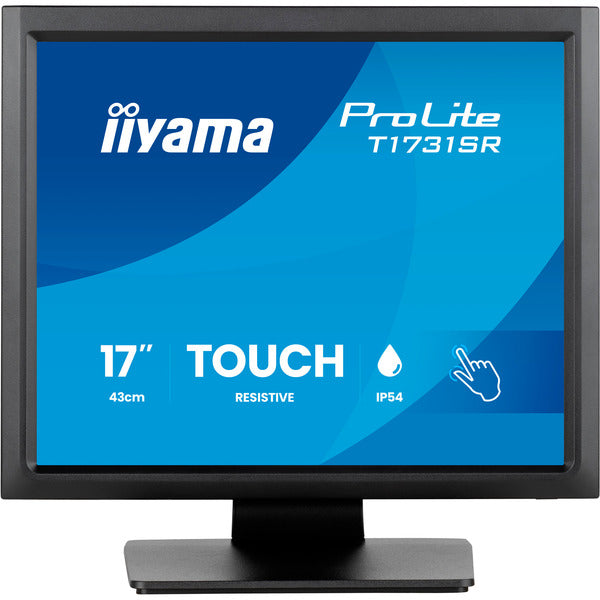 Iiyama ProLite T1731SR-B2S (43 cm (17 Zoll), schwarz (matt), SXGA, TN, Touchscreen, HDMI, DP, VGA)