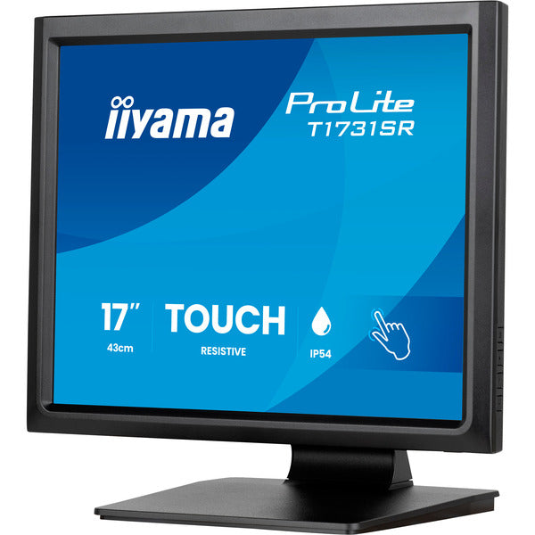 Iiyama ProLite T1731SR-B2S (43 cm (17 Zoll), schwarz (matt), SXGA, TN, Touchscreen, HDMI, DP, VGA)