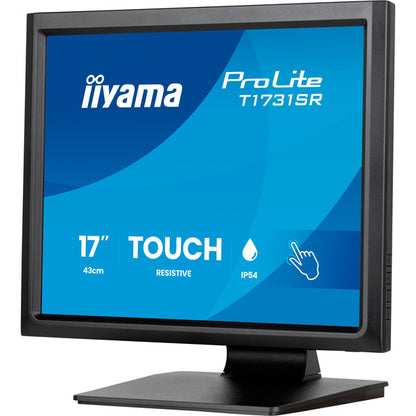 Iiyama ProLite T1731SR-B2S (43 cm (17 Zoll), schwarz (matt), SXGA, TN, Touchscreen, HDMI, DP, VGA)