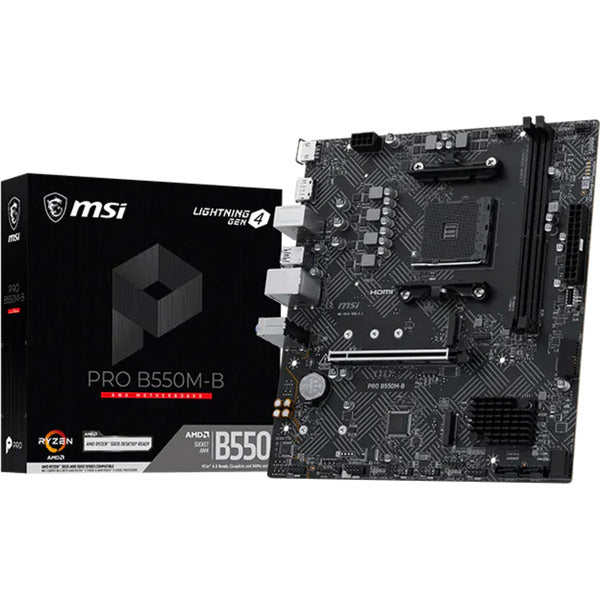 MSI PRO B550M-B Motherboard (Black)