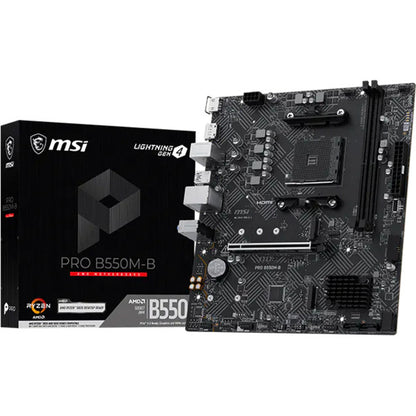 MSI PRO B550M-B Motherboard (Black)