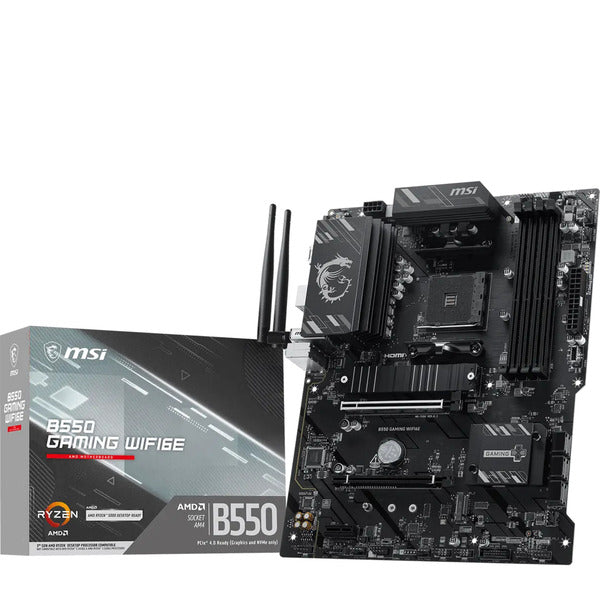 MSI B550 GAMING WIFI6E (schwarz/silber)