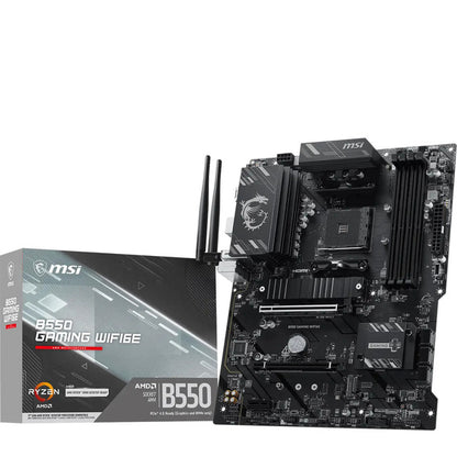 MSI B550 GAMING WIFI6E (schwarz/silber)